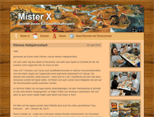 Tablet Screenshot of mister-x.de